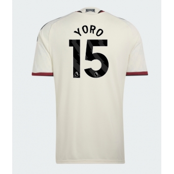 Manchester United Leny Yoro #15 Maglia Gara Terza Repliche 2026-27 Maniche Corte